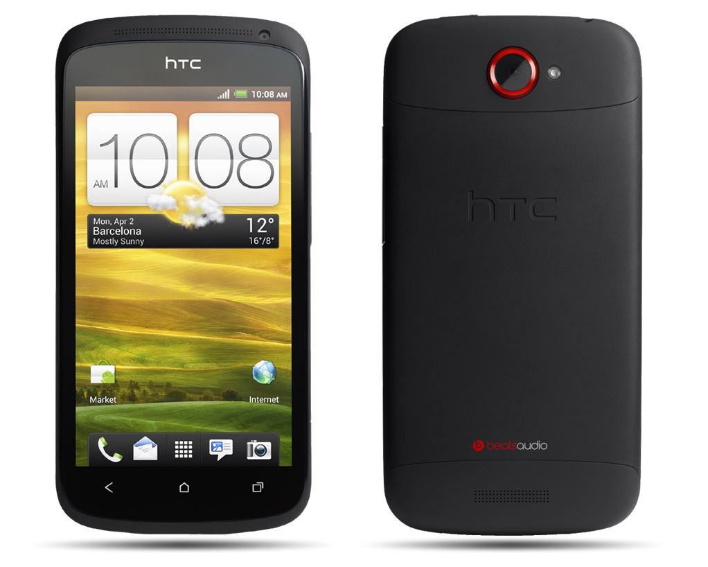 HTC One S Front and Back view