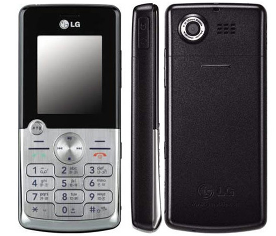 LG KP220 Front,Back and Side View