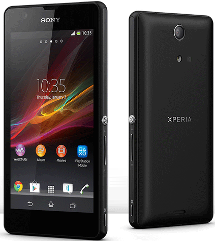 sony-XPERIA-ZR-FRONT-and-BACK