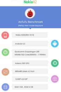 Nokia-X2-Specs